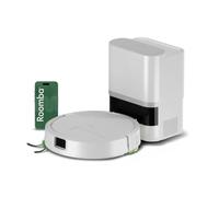 iRobot Roomba® 115 Combo Robot Aspirapolvere Lavapavimenti con AutoEmpty™ Dock, 15.000 Pa, SmartScrub™, Mappatura ClearView™ LiDAR, Aspirazione e Lavaggio 2 in 1, Bianco