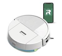 iRobot Roomba 205 DustCompactor Combo, Robot Aspirapolvere Lavapavimenti, Raccoglie e Compatta la Polvere, Navigazione ClearView LiDAR, Rileva Tappeti/Moquette, Controllo tramite App, Bianco