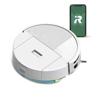 iRobot Roomba 205 DustCompactor Combo, Robot Aspirapolvere Lavapavimenti, Raccoglie e Compatta la Polvere, Navigazione ClearView LiDAR, Rileva Tappeti/Moquette, Controllo tramite App, Bianco