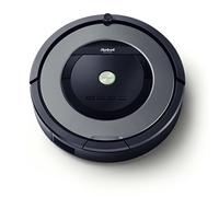 iRobot Roomba 865 Robot Aspirapolvere, sistema di pulizia ad alte prestazioni con Dirt Detect e spazzole "tangle-free", adatto a pavimenti e tappeti, ideale per i peli degli animali domestici, programmabile, grigio