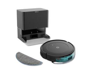 iRobot Roomba Combo 2 Essential con Stazione di Svuotamento Automatico, Robot Aspirapolvere Lavapavimenti, Sistema di Pulizia a 4 Stadi e 4 Livelli di Aspirazione, Controllabile tramite App, Nero