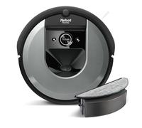 iRobot Roomba Combo i8 Robot Aspirapolvere Lavapavimenti, Memorizza la Planimetria della Casa, Adatto per Peli di Animali Domestici, Spazzole in Gomma, Potente Aspirazione, Wi-Fi, App, Grigio