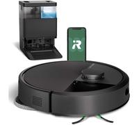 iRobot Roomba® Plus 405 Combo + Dock AutoWash Dock - Robot aspirapolvere con funzione di pulizia - Dock multifunzione - Cuscinetti DualClean - ClearView LiDAR - Autosvuotante per 75 giorni -