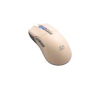 iRocks IRM31R RGB retroilluminato, mouse da gioco leggero wireless, connessione Tri-Mode, interruttori mouse Kailh GM8.0, sensore ottico PixArt PAW3395 avanzato, risoluzione fino a 26.000 DPI, marrone