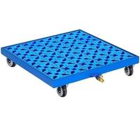 IROEJT Piattaforma di contenimento delle fuoriuscite industriali con Scarico per la prevenzione delle perdite e la Sicurezza Ambientale nello stoccaggio dei fusti，65x65x15cm