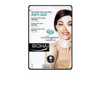 Iroha 100% Cotton Face & Neck Mask Collagen-Antiage 1 Un