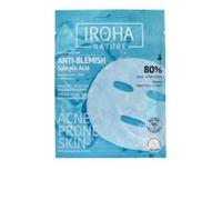 Maschera viso in tessuto anti-imperfezioni, anti-acne con acido salicilico Iroha
