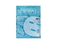 Maschera viso in tessuto anti-imperfezioni, anti-acne con acido salicilico Iroha