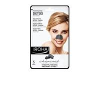 Iroha Nature Strisce per il naso Carbone attivo, pulizia profonda – 5 pezzi