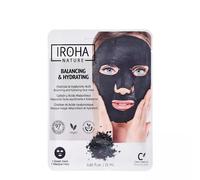 IROHA DETOX CHARCOAL BLACK tissue facial mask 1use 1 u