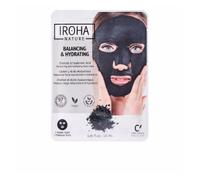 Maschera Viso In Tessuto - Iroha Nature Detox Black Tissue Mask Charcoal 23 ml