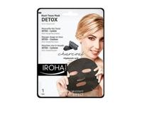 Maschera Viso In Tessuto - Iroha Nature Detox Black Tissue Mask Charcoal 23 ml