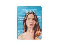 Iroha Nature - Patch di grano DIVERTENTI | Acido Salicilico, Tea Tree e Centella Asiatica | Elimina i brufoli in modo rapido ed efficace | Formato cuori e stelle | Confezione da 15 unità