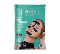 IROHA NATURE - maschera peel-off al carbone 3x7 g