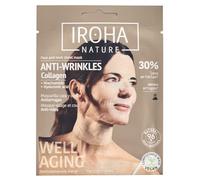 Iroha 100% Cotton Face & Neck Mask Collagen-Antiage 1 Un