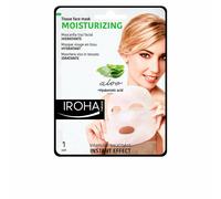Iroha Nature Maschera viso in tessuto idratante all'aloe vera 1 unità