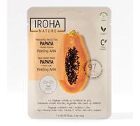 Maschera viso in tessuto peeling AHA Papaya Iroha