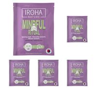Iroha Nature - Maschera viso rilassante e rigenerante | Con ashwagandha e acido ialuronico | Idratazione e relax | Maschera coreana vegana per pelli sensibili e stressate (Confezione da 5)