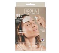 IROHA NATURE - Patch per la fronte al 99% di collagene (3 patch + spray da 20 ml) | Effetto lifting immediato | Antirughe e idratazione intensiva con il 99% di collagene e acido ialuronico | K-Beauty