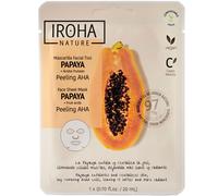 Maschera viso in tessuto peeling AHA Papaya Iroha