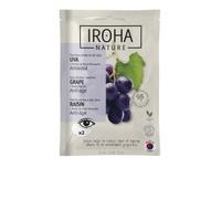 IROHA NATURE - Patch anti-età per gli occhi all'uva | Rassodante per rughe e linee d'espressione | Uva antiossidante + rosa canina + acido ialuronico | K-Beauty, cosmetici coreani
