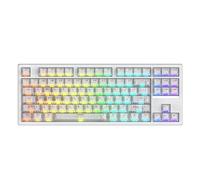 IROK FE87 V2 IMC Wired Mchanical Keyboard, Dual 8KHZ Polling Rate, Supporto SODC/Latenza come 0.125MS/ARGB, Hot Swap, Guarnizione Sturcture Gaming Keyboard (bianco)