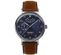 Iron Annie Orologio da uomo serie Amazonas Impressionen automatico data Power Reserve 5960 con cinturino in pelle o cinturino in metallo, marrone/argento., Classico