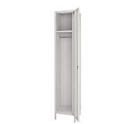 ARMADIO ARMADIETTO SPOGLIATOIO METALLO 1 ANTA POSTO 36 x 34 x H180 Cm GRIGIO