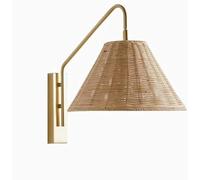 Iron Art Retro Rattan Lampade a Parete Personalizzate Campioni Giapponese Comprensione Creativa pareti con E27/26 Base per Soggiorno Studio Restauranti Balcone Camera d'albergo