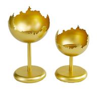 Iron Candle Holder, Decorative Eggshell Shape, 9.06x8.86x5.31 inches, Elegant Dining Table Stand, Holiday Collection Accent, Wedding Table Centerpiece, for Home Decor Accessory, Sturdy Metal Design,