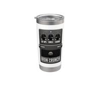 Iron Crunch - Pedale per chitarra, design divertente per allenamento in palestra Bicchiere termico in acciaio inox doppia parete