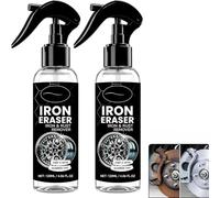 Iron Eraser Rust Remover Spray, Multipurpose Rust Eraser Cleaner, 2026 New Iron Powder Remover Spray for Car Wheels and Paint, Fast Acting Rust and Brake Dust Remover,Car Rust Remover Spray,120ml (1)