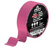IRON FIGHTER 1x benda da strapping rigida 2,5 cm x 13,7 m - Boxe - MMA - JJB - Arrampicata - CrossFit - Sollevamento pesi - Per polso, caviglia, mano, gomito - Nastro adesivo sportivo rosa