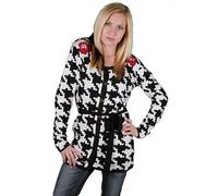 Iron Fist Donna On The Hunt Jacquard Denti Segugio Cardigan Nwt