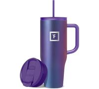 IRON °FLASK 1.2L Borraccia Termica con Cannuccia e Manico - a Doppia Parete Acciaio Inox Bottiglia Termica Isolata - Tazza Termica a Prova di Perdite Senza BPA per Campeggio Palestra Sport