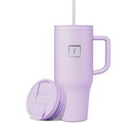 IRON °FLASK 950ml Borraccia Termica con Cannuccia e Manico - a Doppia Parete Acciaio Inox Bottiglia Termica Isolata - Tazza Termica a Prova di Perdite Senza BPA per Campeggio Palestra Sport