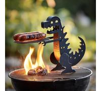 Iron Funny Hot Dog Hollers Roller per Hot Dog per picnics Backyard Grilling (Dinosaur) (Stile 2)