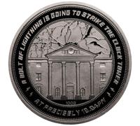 Iron Gut Publishing Back to the Future Collectable Coin 25th Anniversary Clock Tower (silver plated)