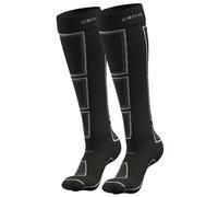 Iron-Ic - Calze Tecniche Unisex Thermic Seamless per Sport Invernali Expyra Termiche e Traspiranti - Art. 920196 (45/47, Black/white)