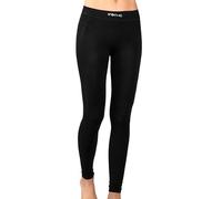 Iron-Ic - Leggings Tecnici Donna Thermo Dry Seamless Traspiranti con Tecnologia I-Soft - Comfort Termico e Fitting Slim - Art. 610519 (L/XL, Nero)