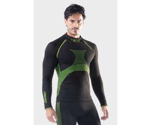 Iron-ic Maglia Termica 1.0 Cut-Resistant Black/Neon IRN da Uomo L/XL Nero