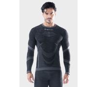 Iron-ic Maglia Termica 1.0 Merino 70 Black/Grey da Uomo S/M Nero