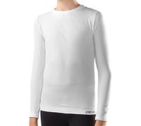 Iron-Ic - T-Shirt Bambino Maniche Lunghe Thermo Dry Seamless Traspirante con Tecnologia I-Soft - Comfort Termico e Fitting Slim - Art. 201776 (12/14, Bianco)