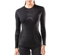 Iron-Ic - T-Shirt Donna Maniche Lunghe Merino 40 Seamless Traspirante e Termoregolante EXPYRA Light - Fitting Comfort - Art. 213005 (L/XL, Nero)