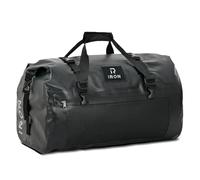 IRON JIA'S Borsa impermeabile per moto, borsa da sella con chiusura arrotolabile, tracolla, tasca interna e tasca in rete (nero, 70 L)