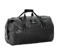 IRON JIA'S Borsa impermeabile per moto, borsone e bagaglio da sella, con chiusura arrotolabile, tracolla, tasca interna e tasca in rete (nero, 30 L)