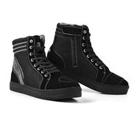 IRON JIA'S Scarpe da moto, da uomo, da moto, antiscivolo, traspiranti, con cerniere laterali, supporto alla caviglia e cuscino del cambio, 42