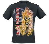 Iron Maiden 1st Album Tracklist Uomo T-Shirt Nero M 100% Cotone Regular