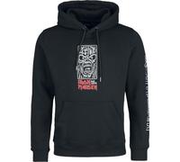 Iron Maiden Axe Eddie Uomo Felpa con Cappuccio Nero 50% Cotone, 50% Poliestere Regular