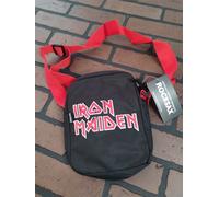IRON MAIDEN - Borsa A Tracolla Logo Distressed Rocksax ~Nuova~